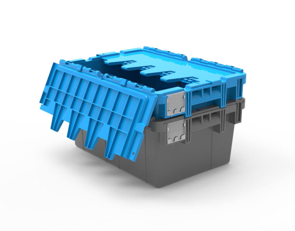 Durable Plastic Document Container - 560x386x333mm